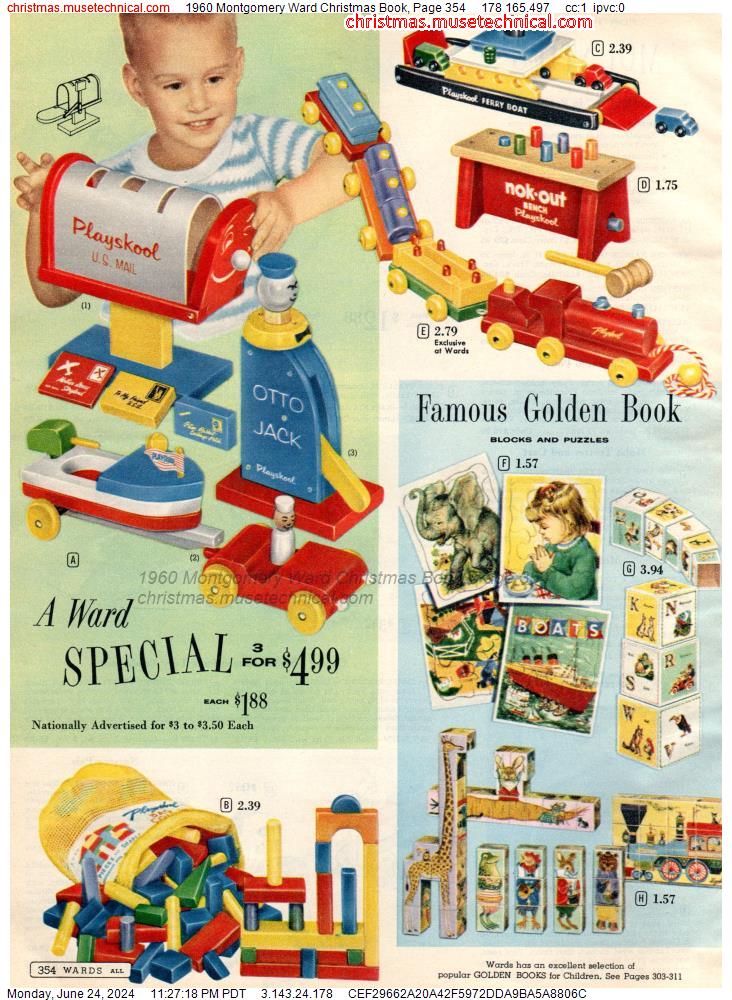 1960 Montgomery Ward Christmas Book, Page 354