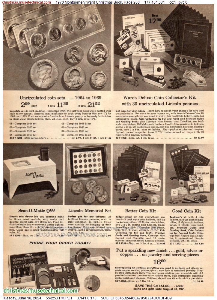 1970 Montgomery Ward Christmas Book, Page 260