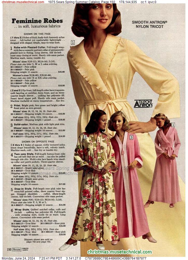 1975 Sears Spring Summer Catalog, Page 150