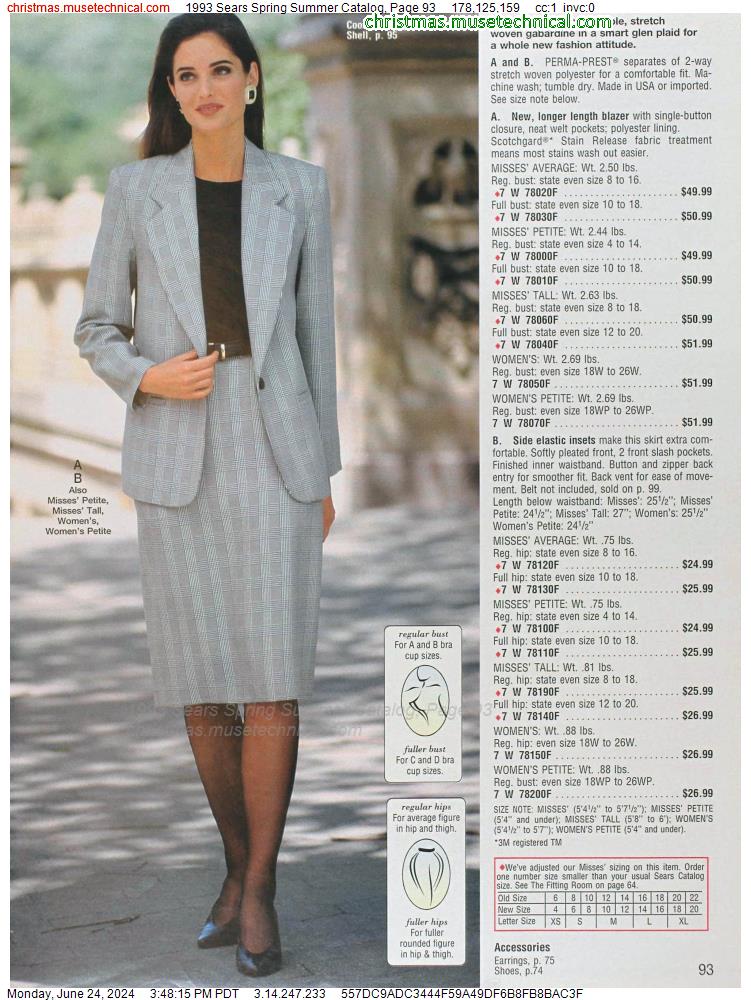 1993 Sears Spring Summer Catalog, Page 93