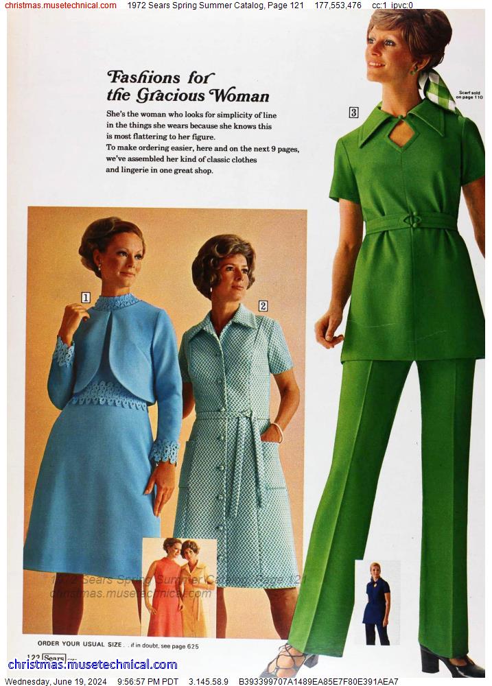 1972 Sears Spring Summer Catalog, Page 121