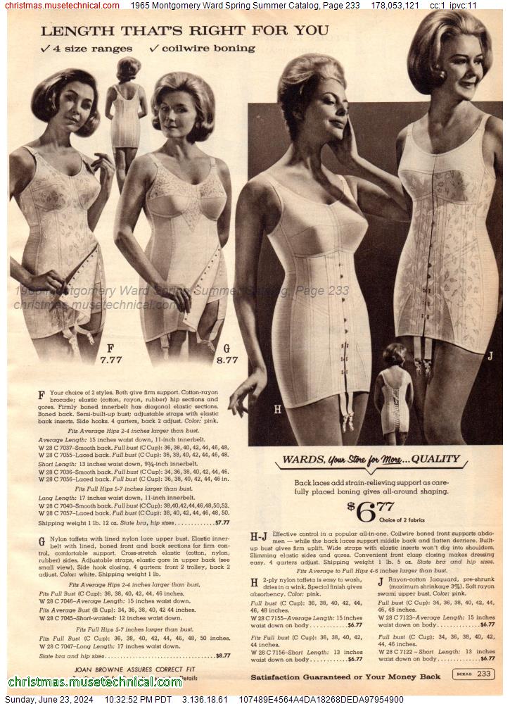 1965 Montgomery Ward Spring Summer Catalog, Page 233