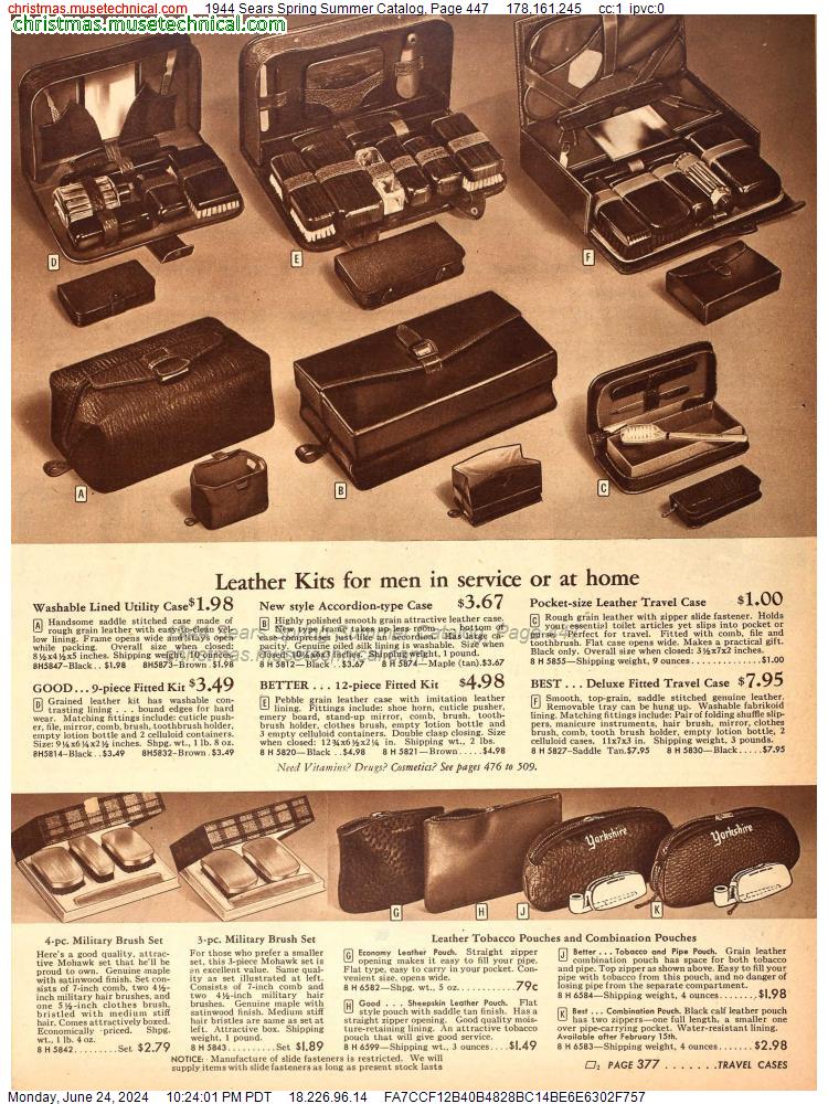 1944 Sears Spring Summer Catalog, Page 447