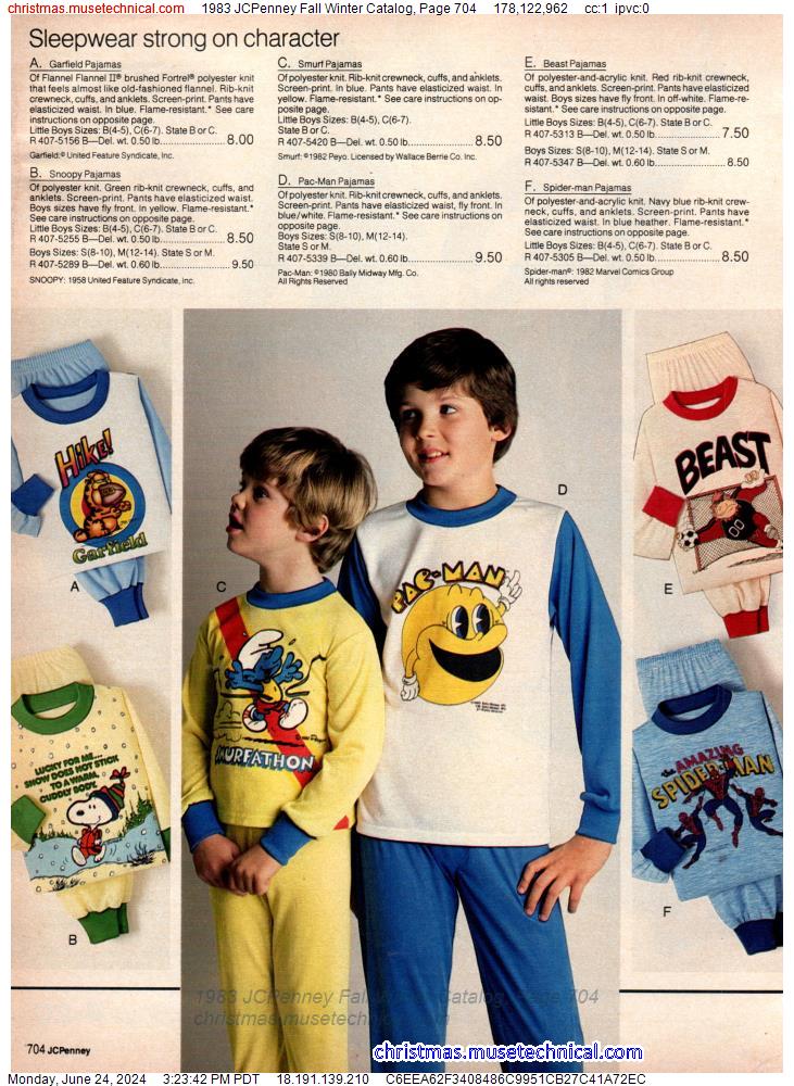 1983 JCPenney Fall Winter Catalog, Page 704