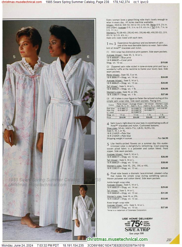 1985 Sears Spring Summer Catalog, Page 238