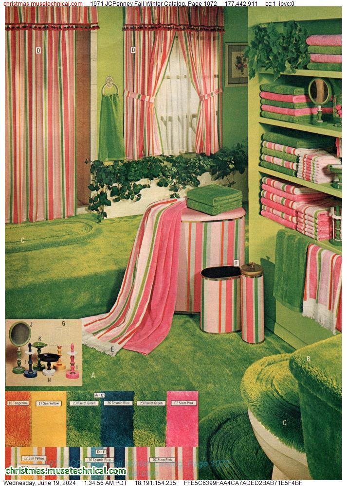 1971 JCPenney Fall Winter Catalog, Page 1072