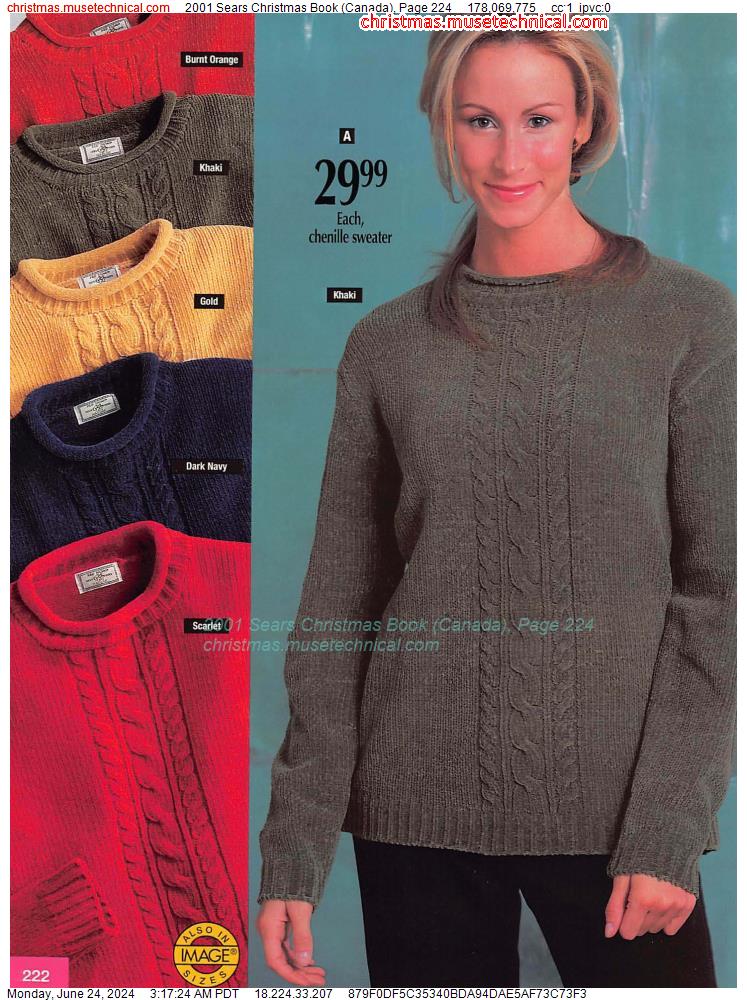 2001 Sears Christmas Book (Canada), Page 224