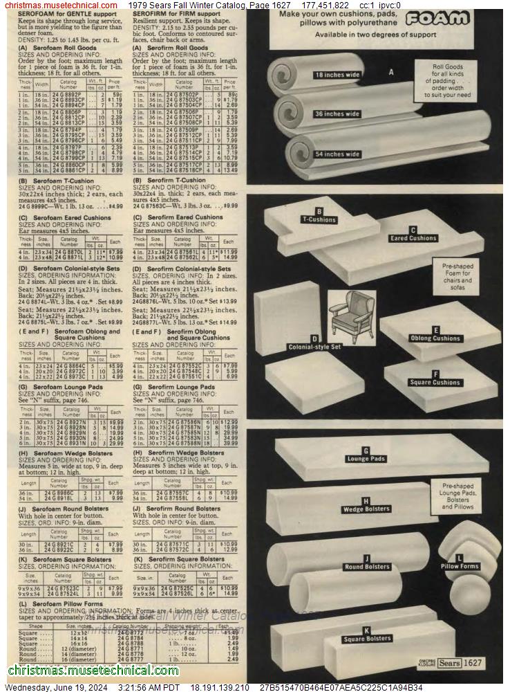 1979 Sears Fall Winter Catalog, Page 1627