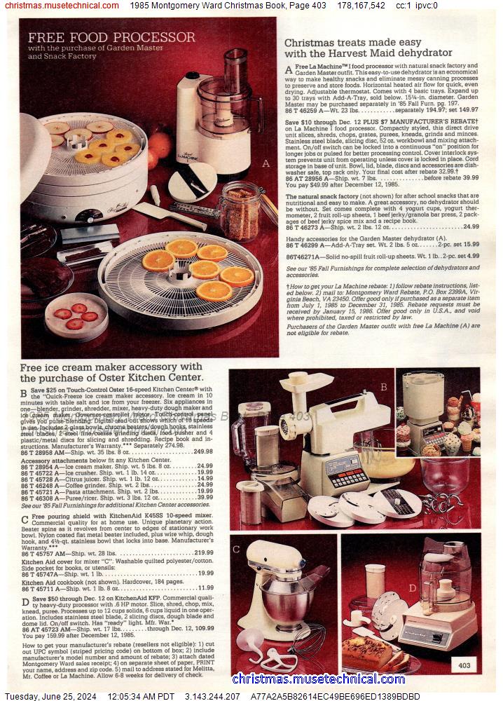 1985 Montgomery Ward Christmas Book, Page 403