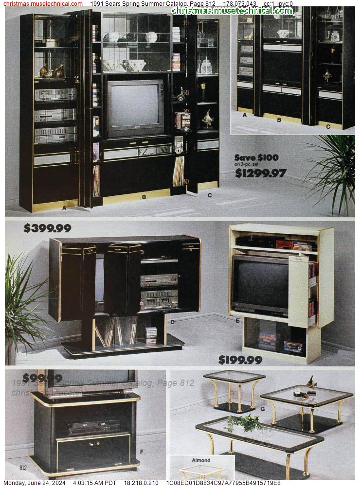 1991 Sears Spring Summer Catalog, Page 812