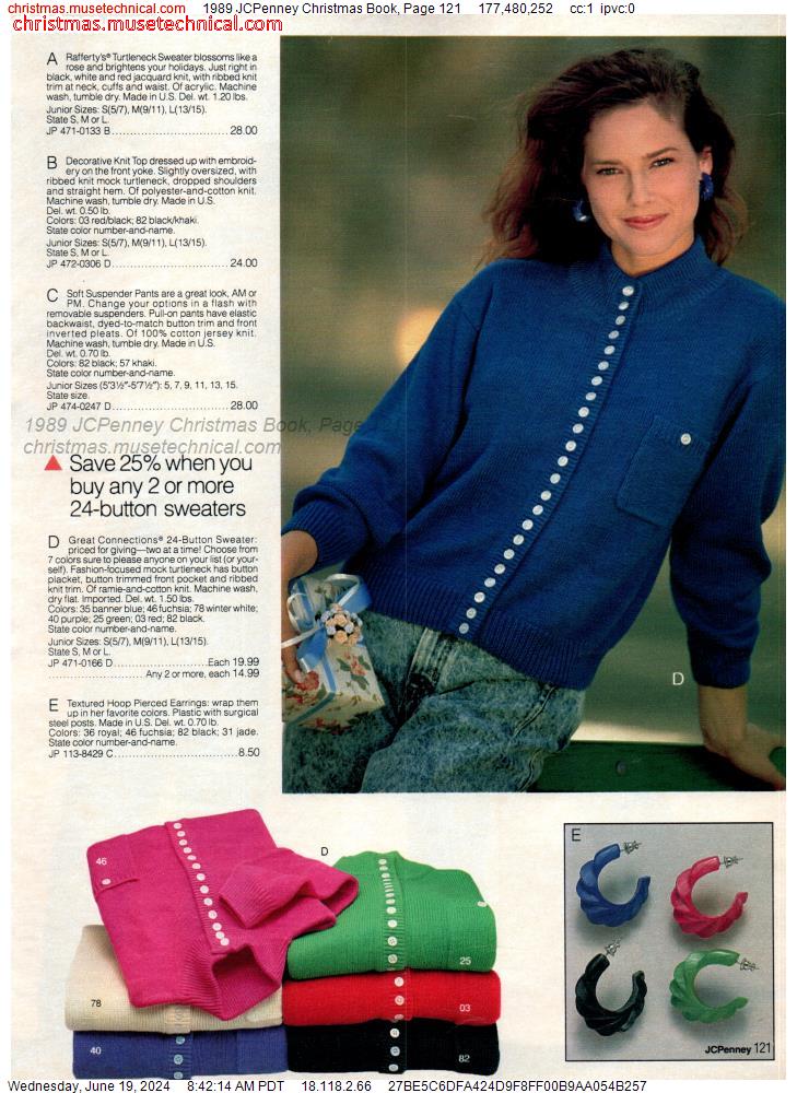 1989 JCPenney Christmas Book, Page 121