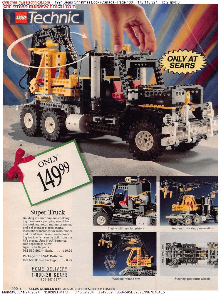 1994 Sears Christmas Book (Canada), Page 400