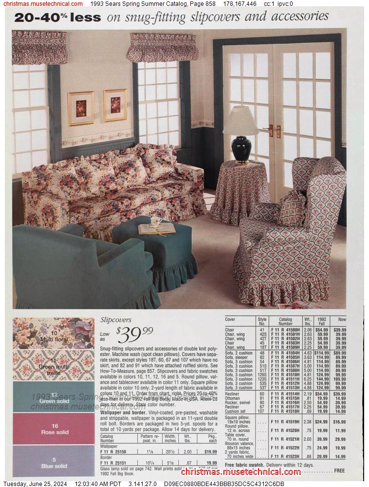 1993 Sears Spring Summer Catalog, Page 858