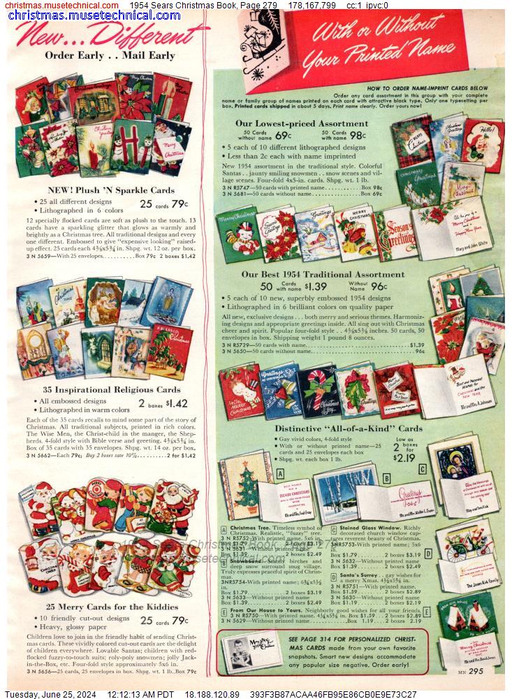 1954 Sears Christmas Book, Page 279