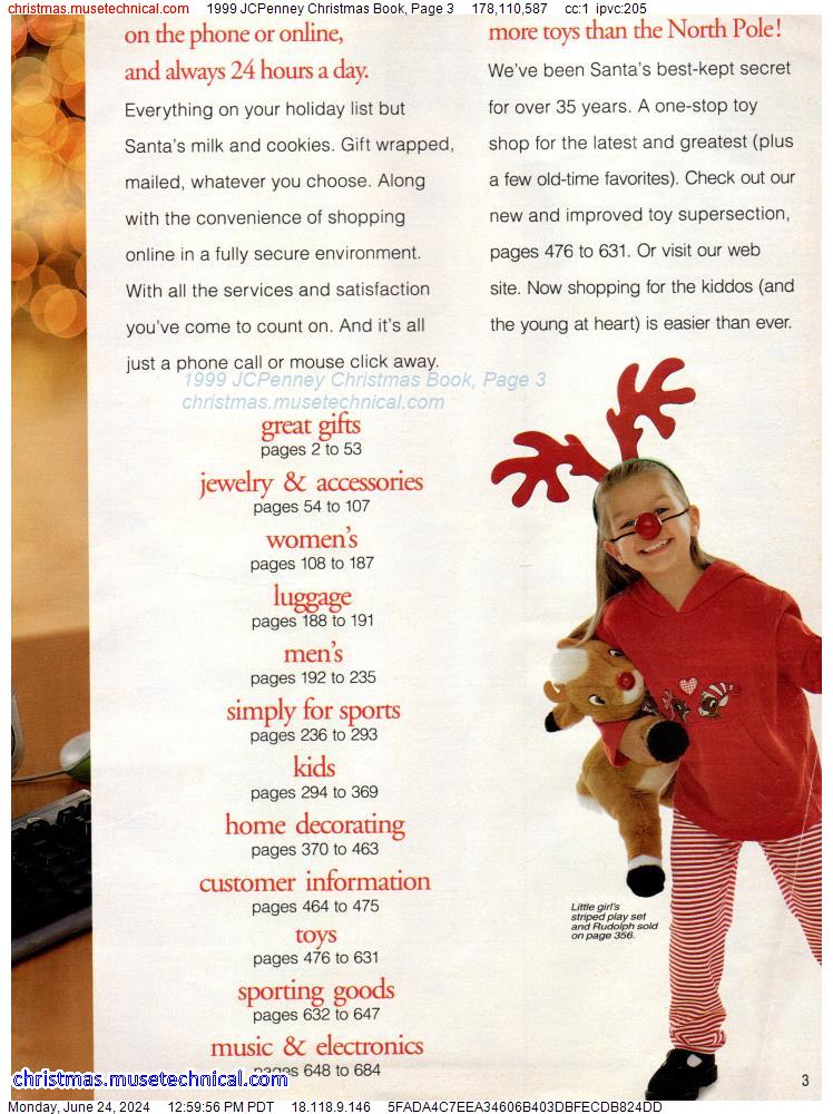 1999 JCPenney Christmas Book, Page 3