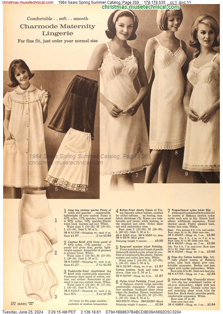 1964 Sears Spring Summer Catalog, Page 359