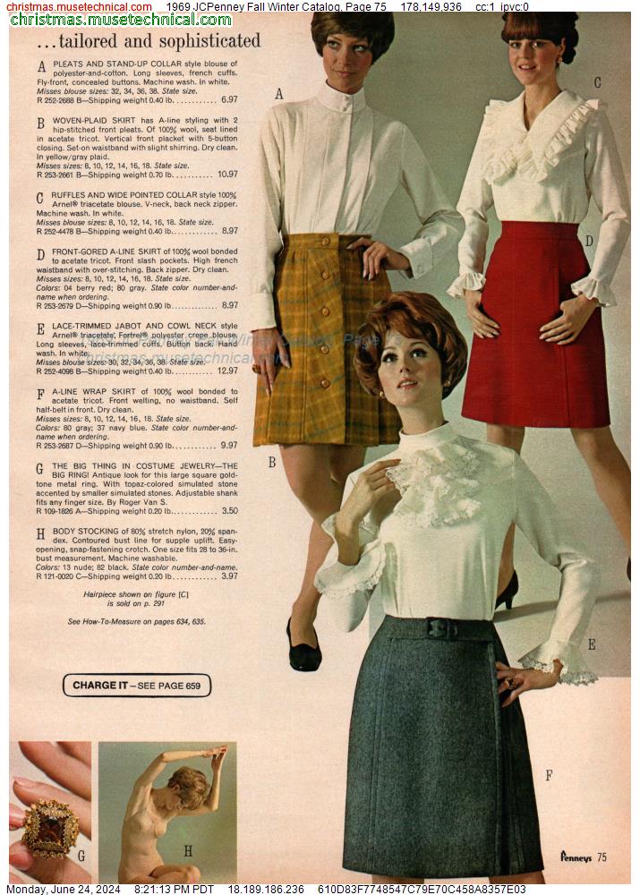 1969 JCPenney Fall Winter Catalog, Page 75