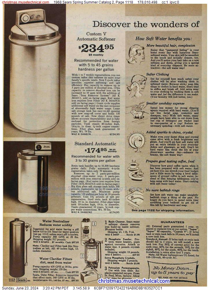 1968 Sears Spring Summer Catalog 2, Page 1118
