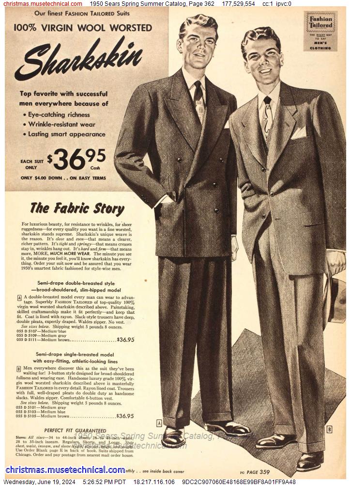 1950 Sears Spring Summer Catalog, Page 362