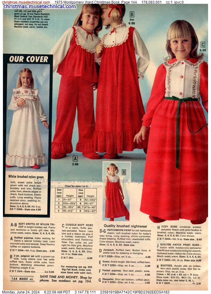 1975 Montgomery Ward Christmas Book, Page 144