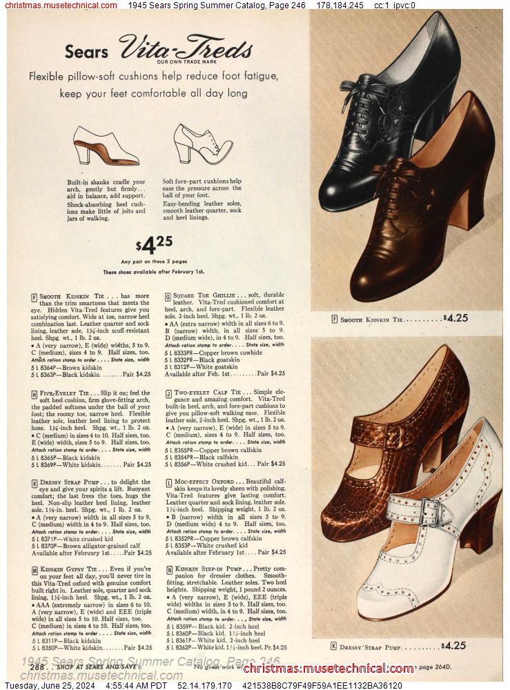 1945 Sears Spring Summer Catalog, Page 246