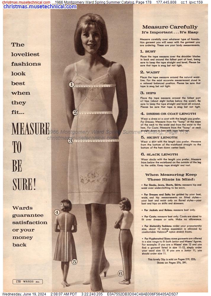 1966 Montgomery Ward Spring Summer Catalog, Page 178