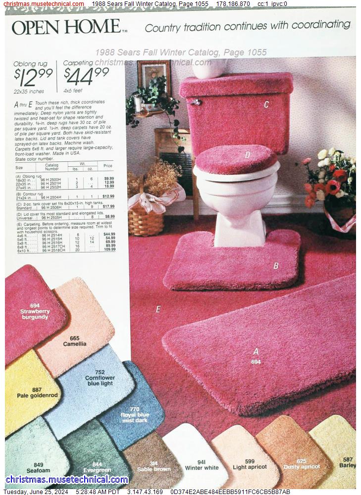 1988 Sears Fall Winter Catalog, Page 1055