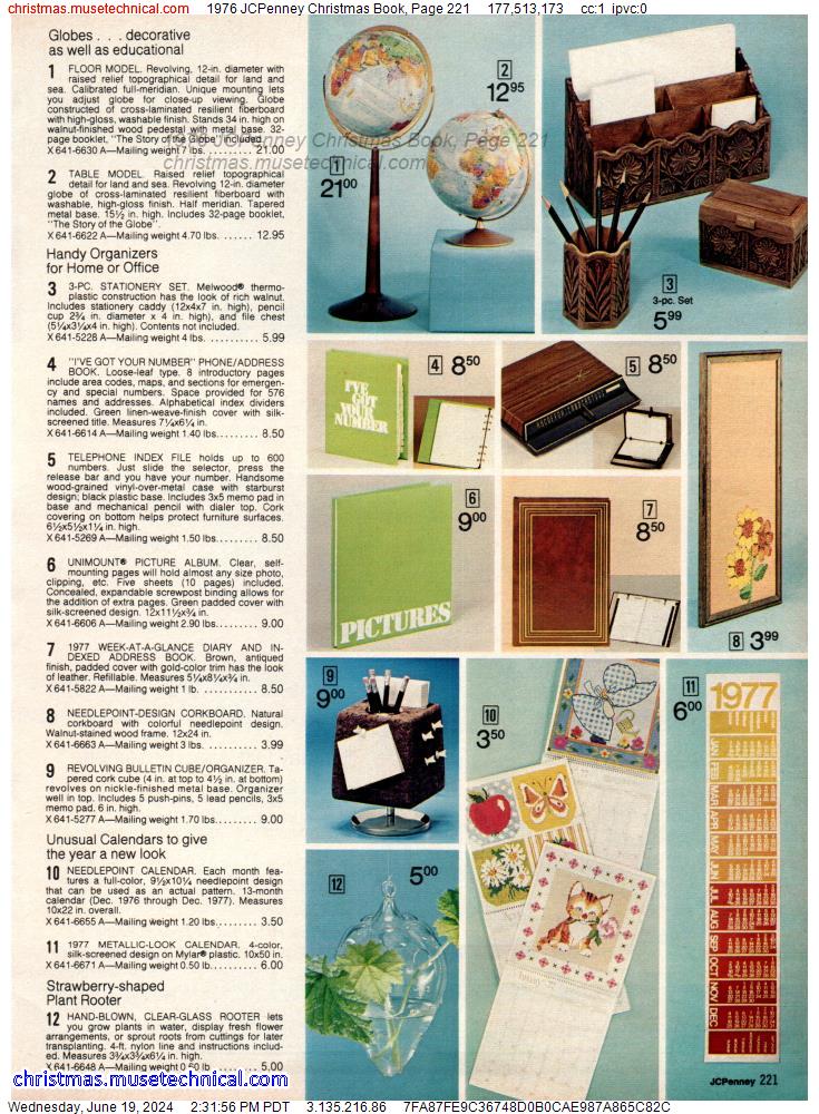 1976 JCPenney Christmas Book, Page 221