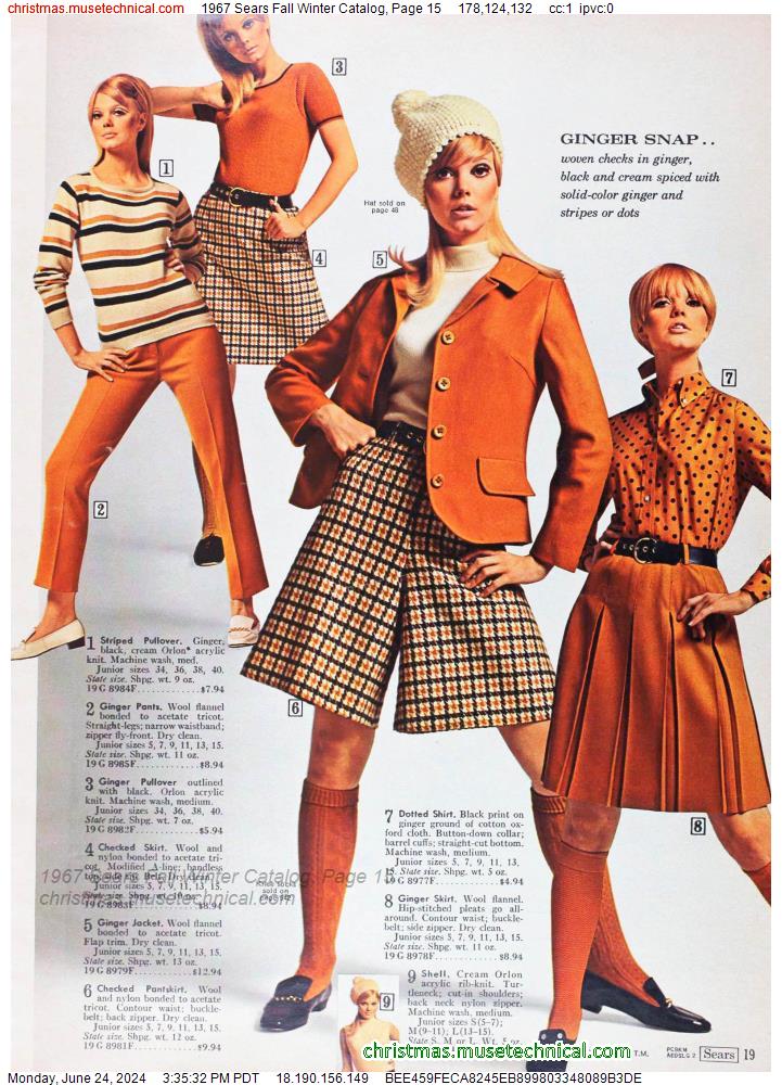 1967 Sears Fall Winter Catalog, Page 15