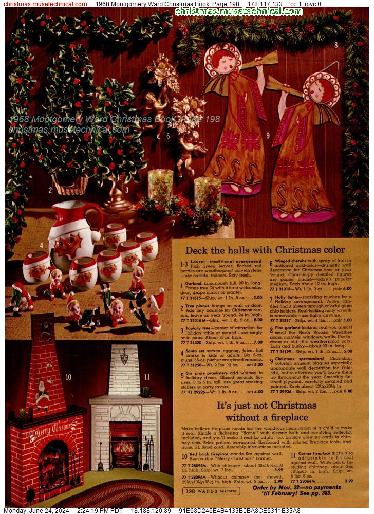 1968 Montgomery Ward Christmas Book, Page 198