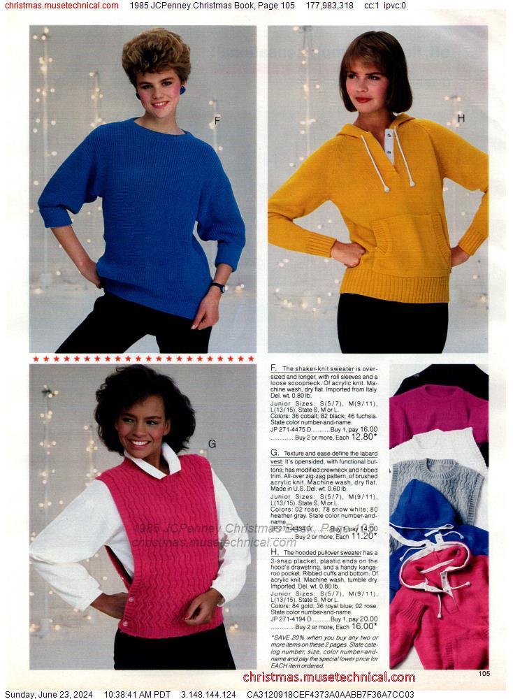 1985 JCPenney Christmas Book, Page 105