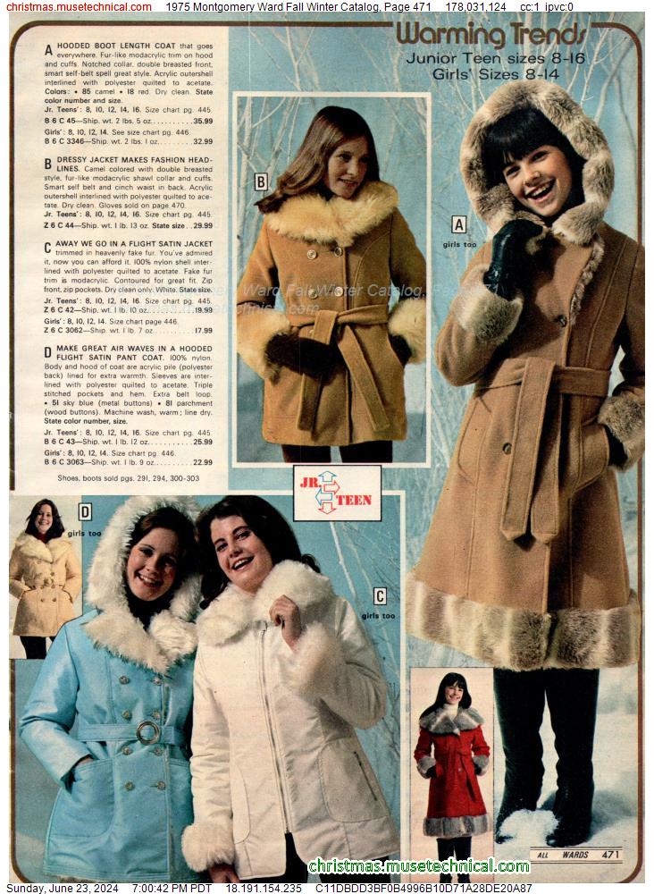 1975 Montgomery Ward Fall Winter Catalog, Page 471