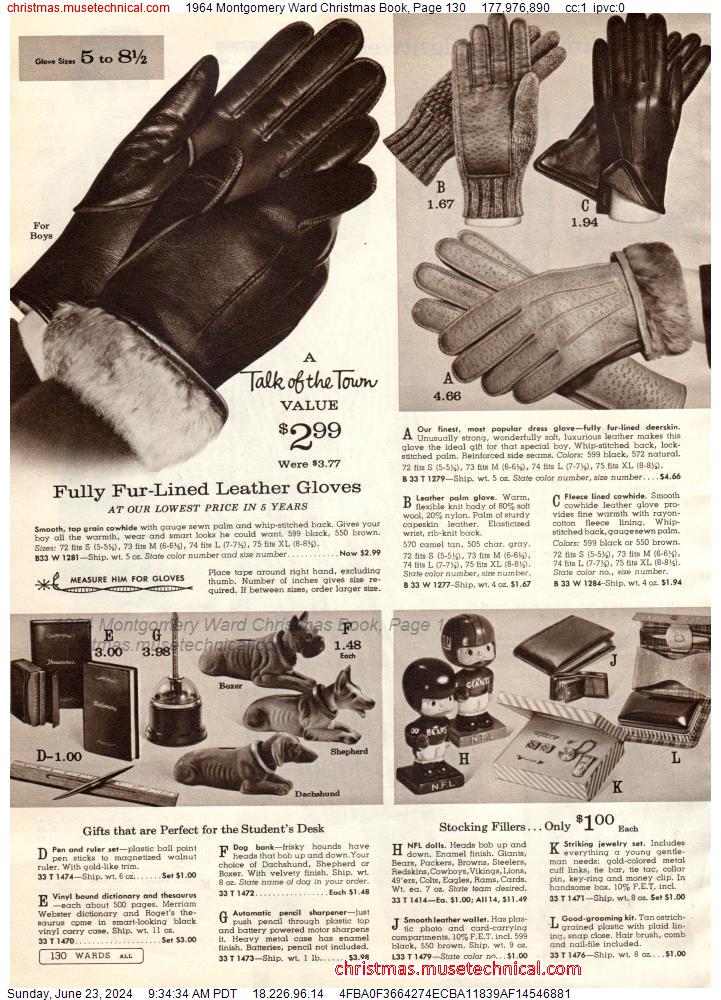 1964 Montgomery Ward Christmas Book, Page 130