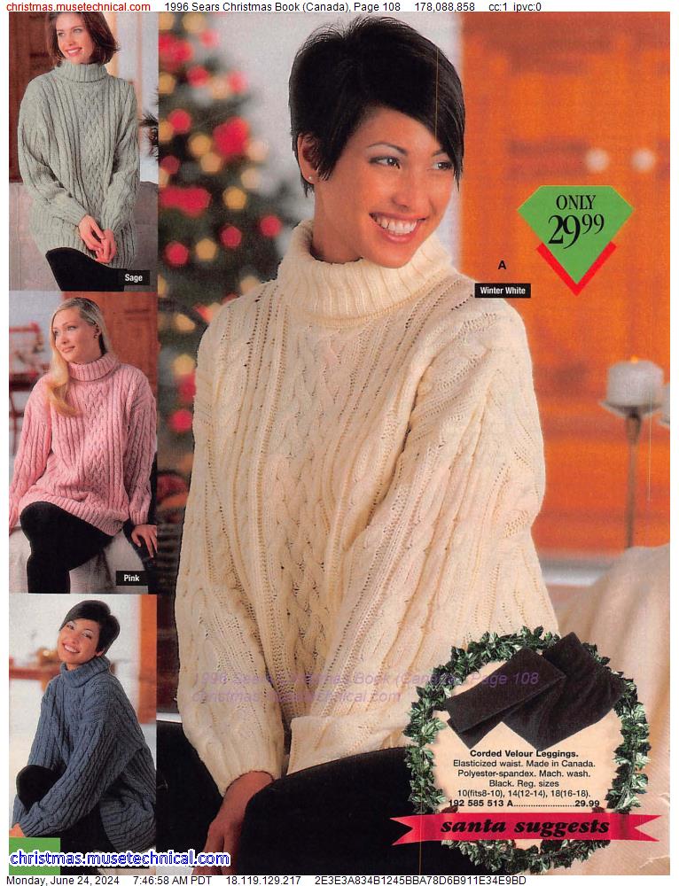 1996 Sears Christmas Book (Canada), Page 108