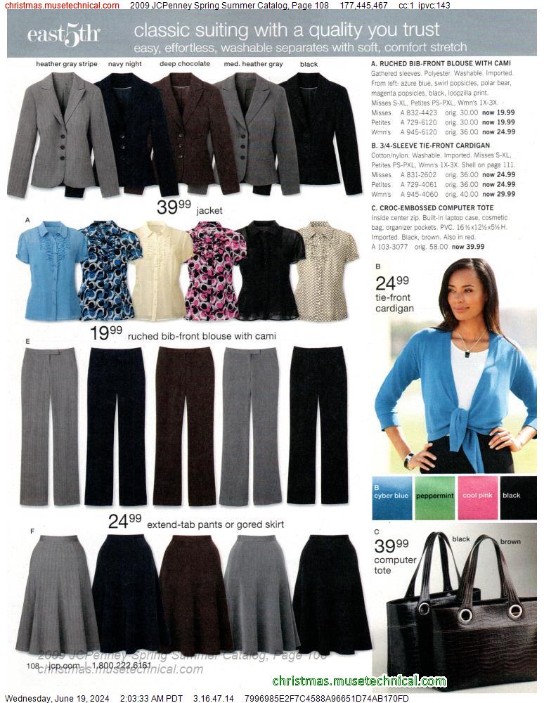 2009 JCPenney Spring Summer Catalog, Page 108