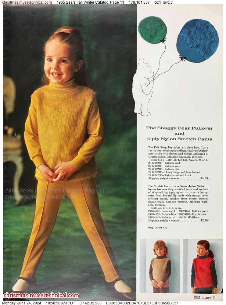 1965 Sears Fall Winter Catalog, Page 11