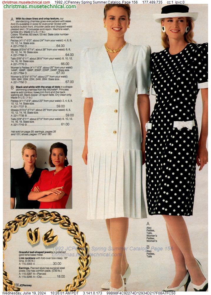 1992 JCPenney Spring Summer Catalog, Page 156