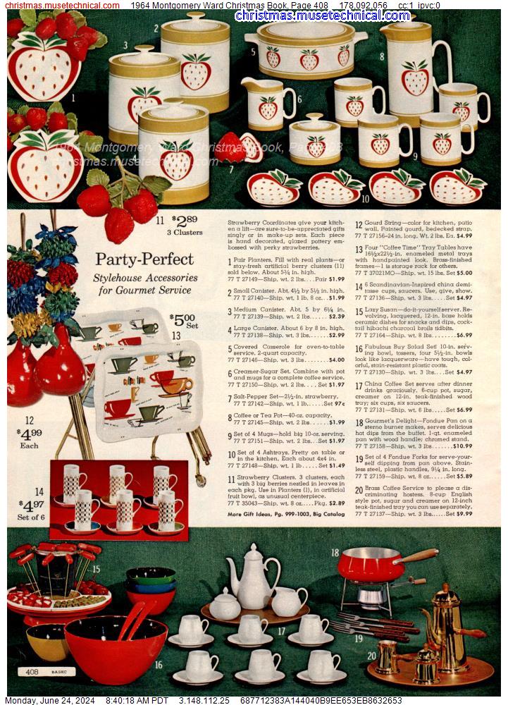 1964 Montgomery Ward Christmas Book, Page 408