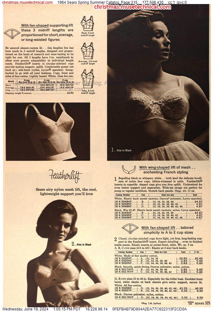 1964 Sears Spring Summer Catalog, Page 315
