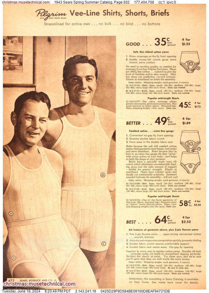1943 Sears Spring Summer Catalog, Page 502