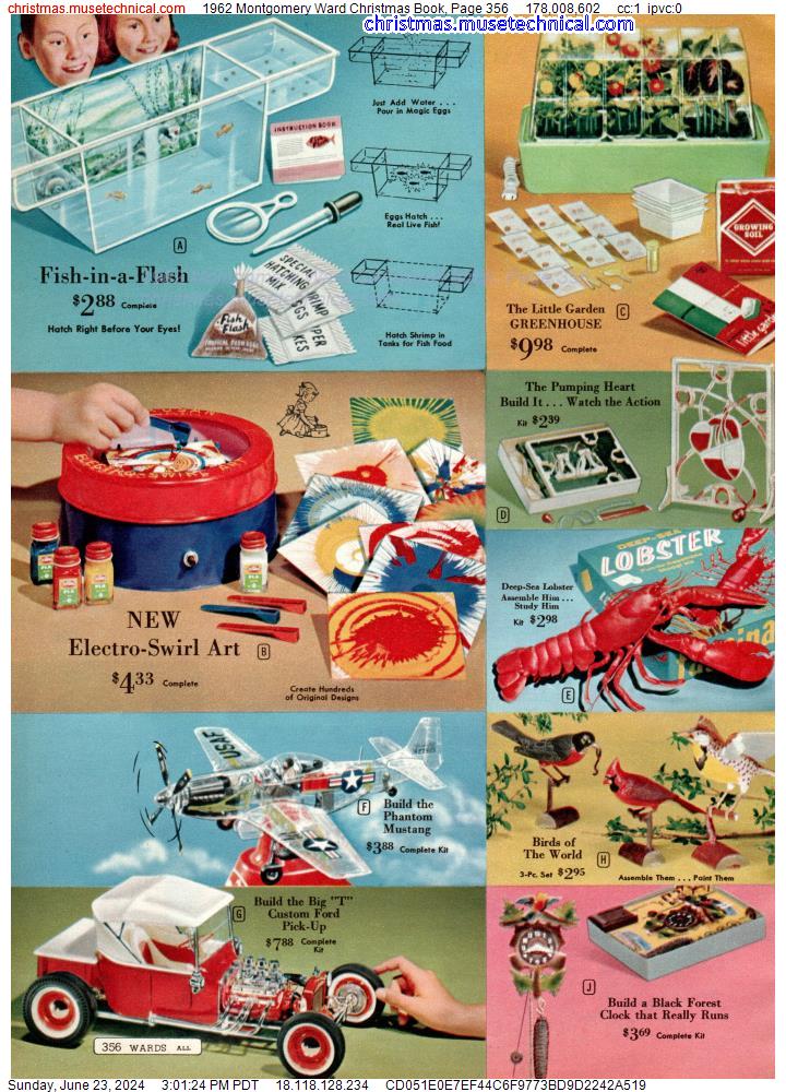 1962 Montgomery Ward Christmas Book, Page 356