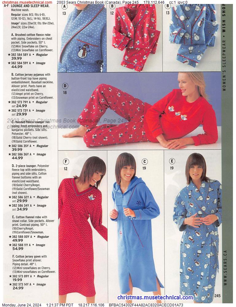 2003 Sears Christmas Book (Canada), Page 245
