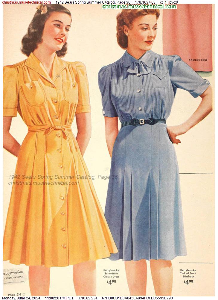 1942 Sears Spring Summer Catalog, Page 36