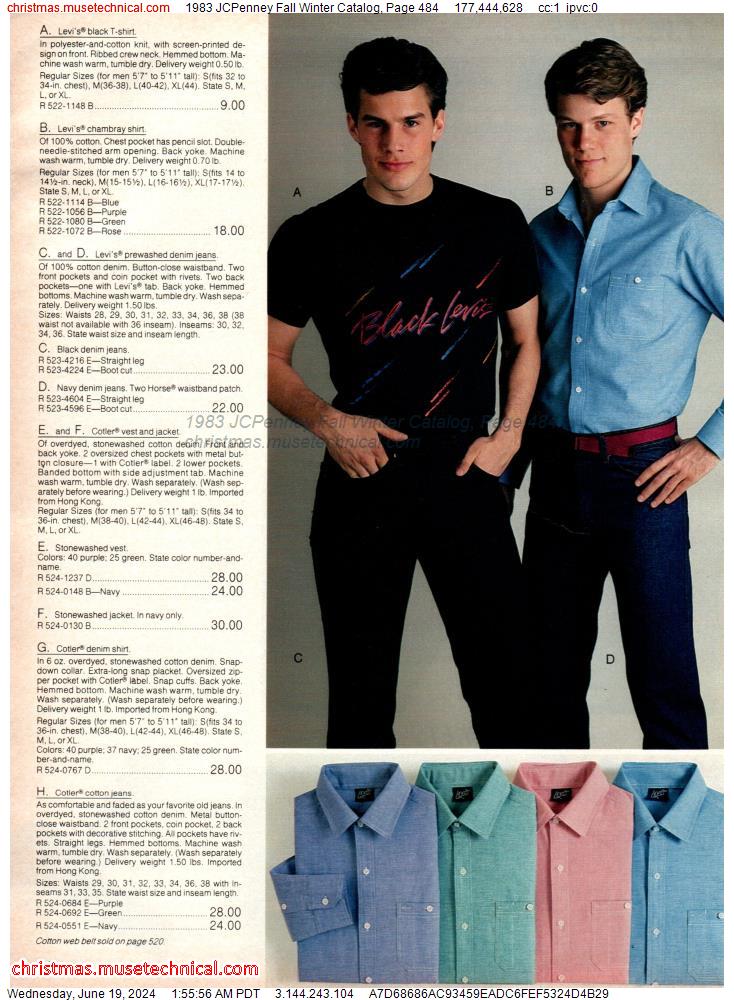 1983 JCPenney Fall Winter Catalog, Page 484