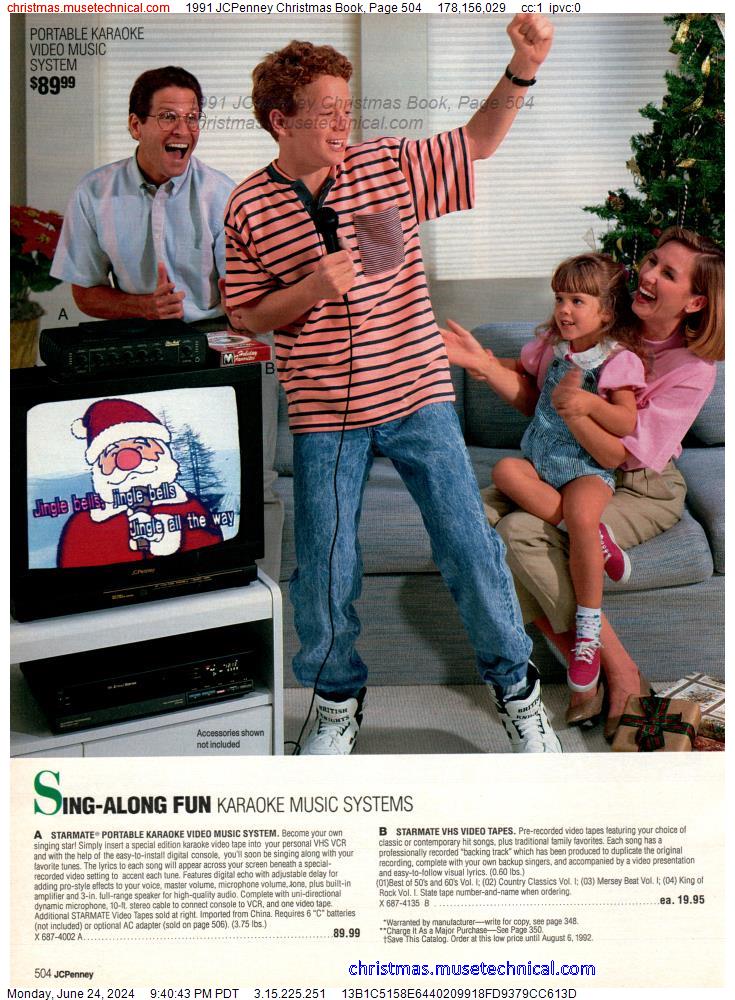 1991 JCPenney Christmas Book, Page 504