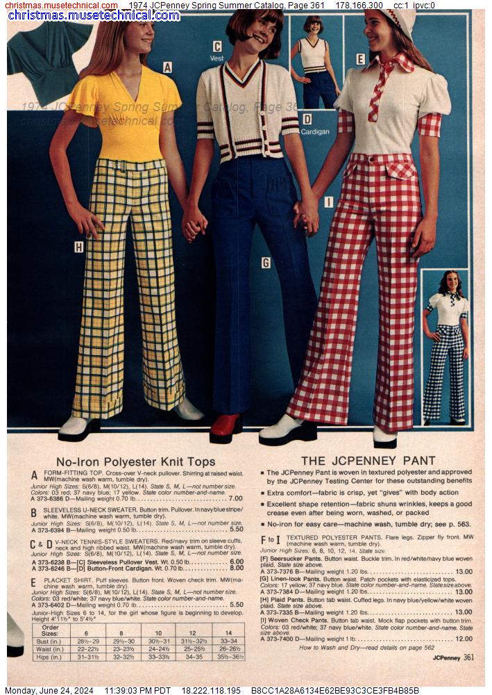 1974 JCPenney Spring Summer Catalog, Page 361