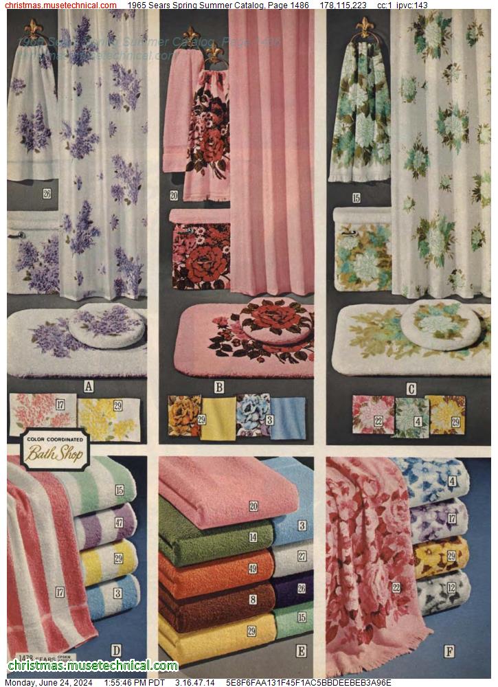 1965 Sears Spring Summer Catalog, Page 1486