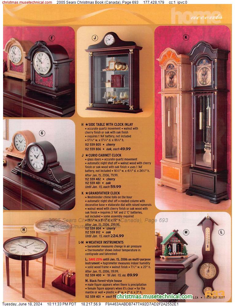 2005 Sears Christmas Book (Canada), Page 693