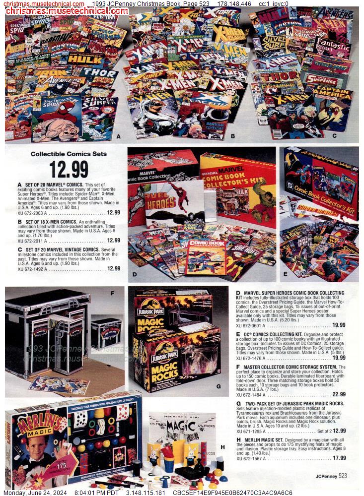 1993 JCPenney Christmas Book, Page 523