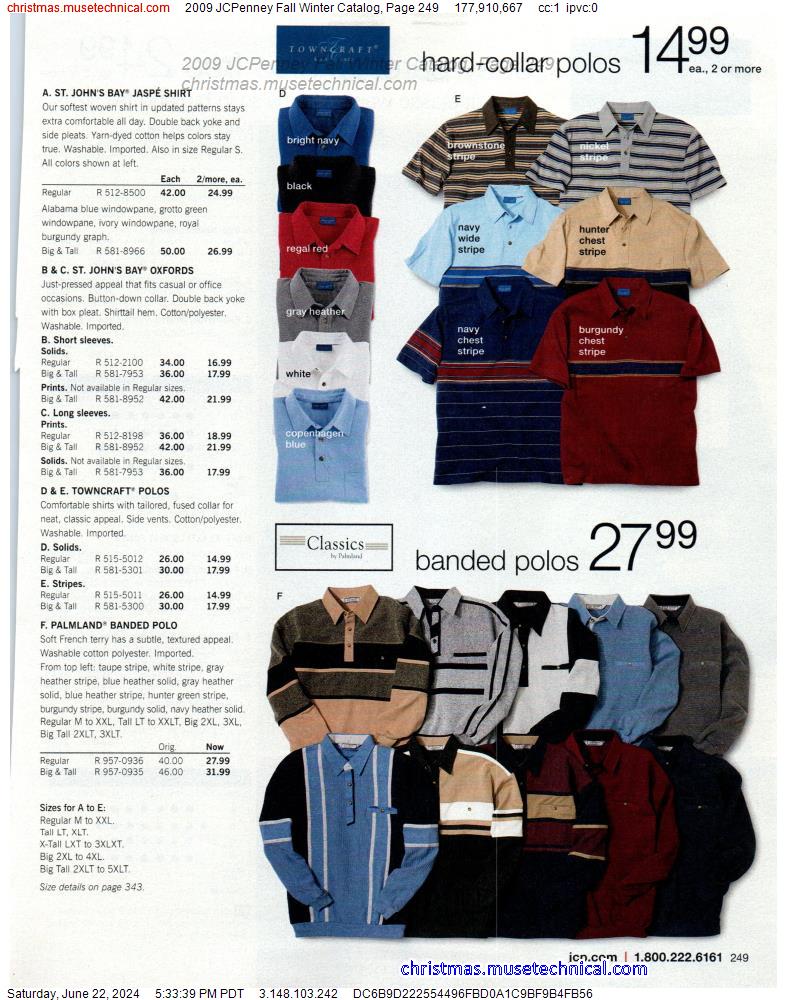 2009 JCPenney Fall Winter Catalog, Page 249